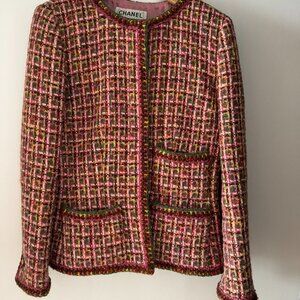 Chanel Tweed Pink Jacket